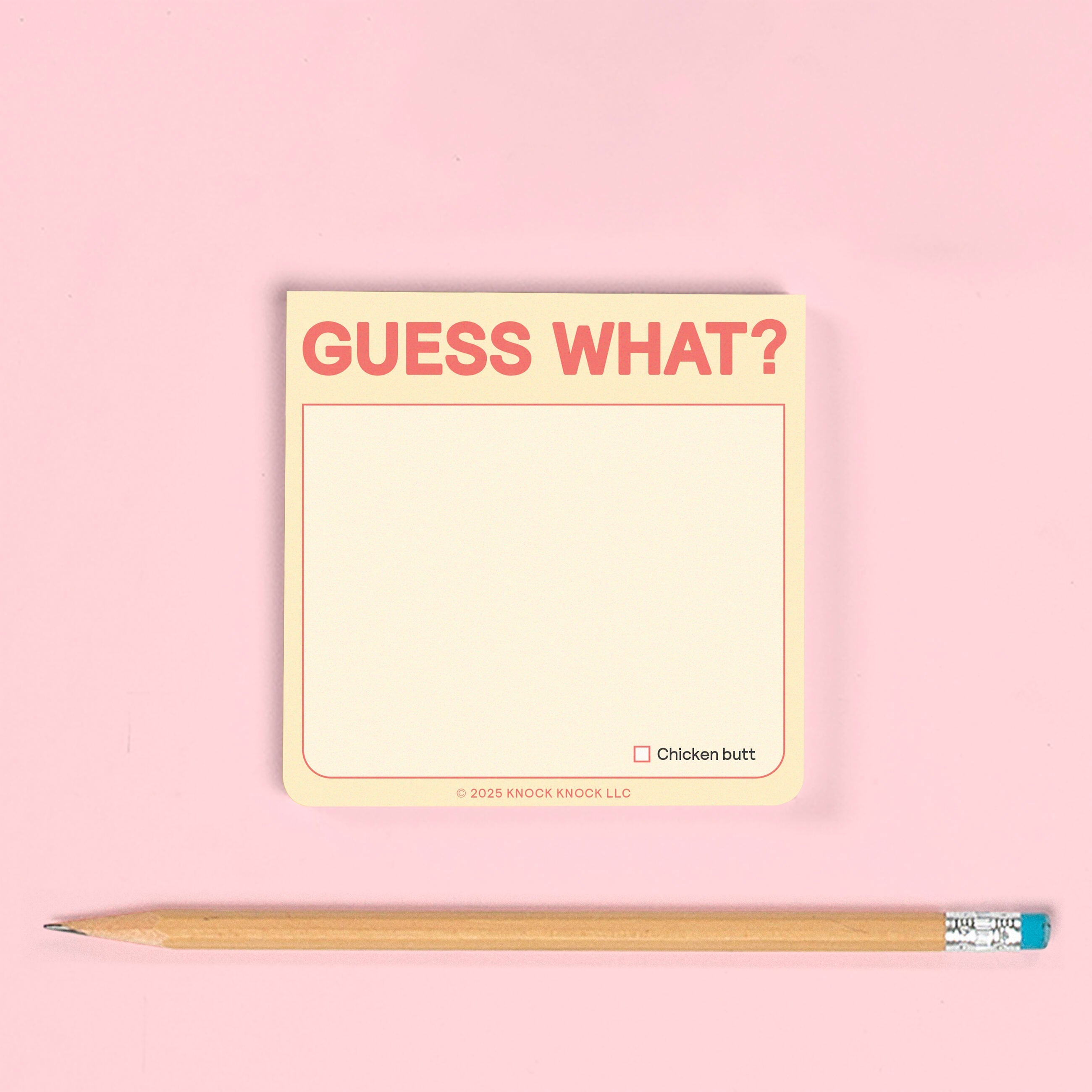 Guess What? Sticky Note – Knock Knock
