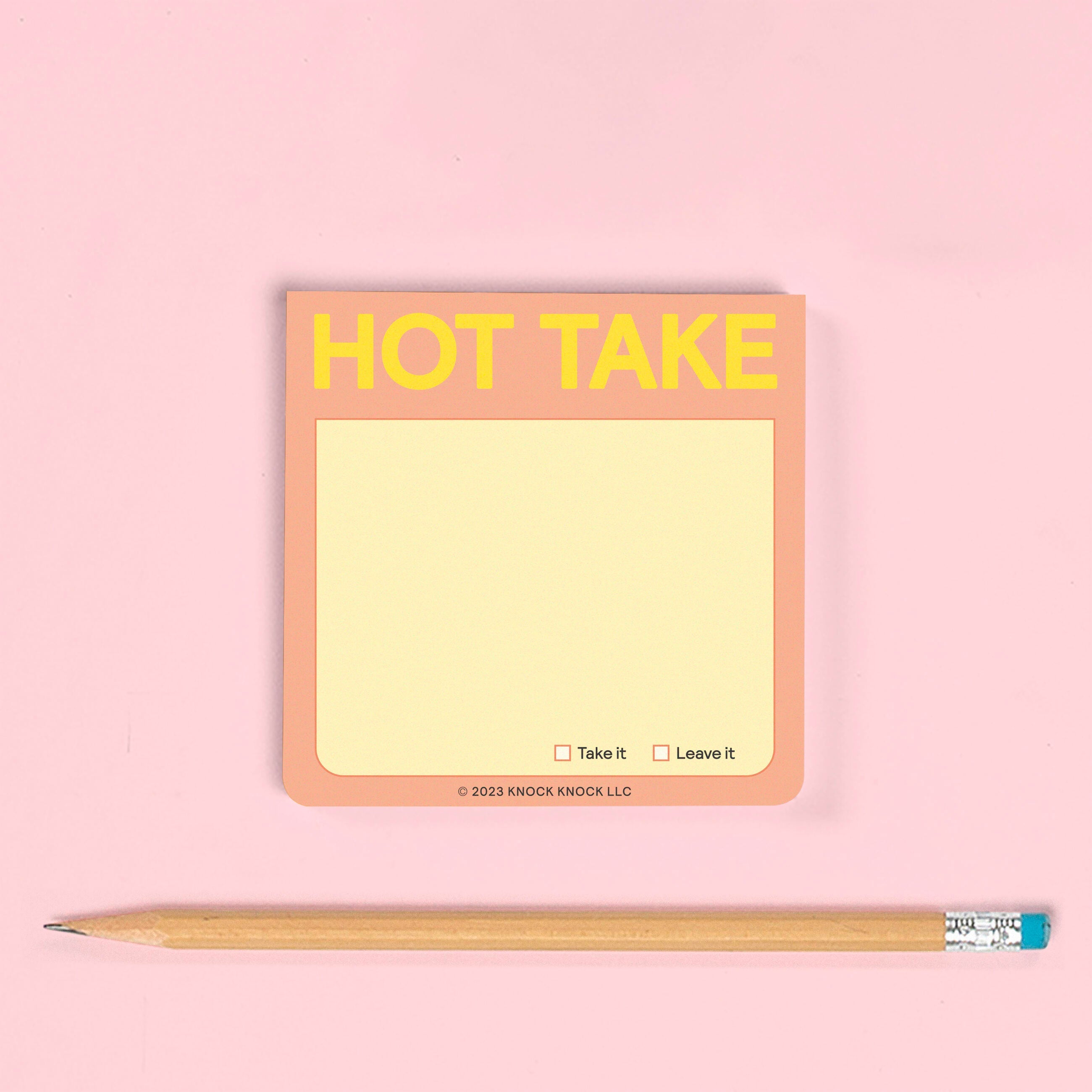 Your Hot Note Hot Take Sticky Notes – Knock Knock