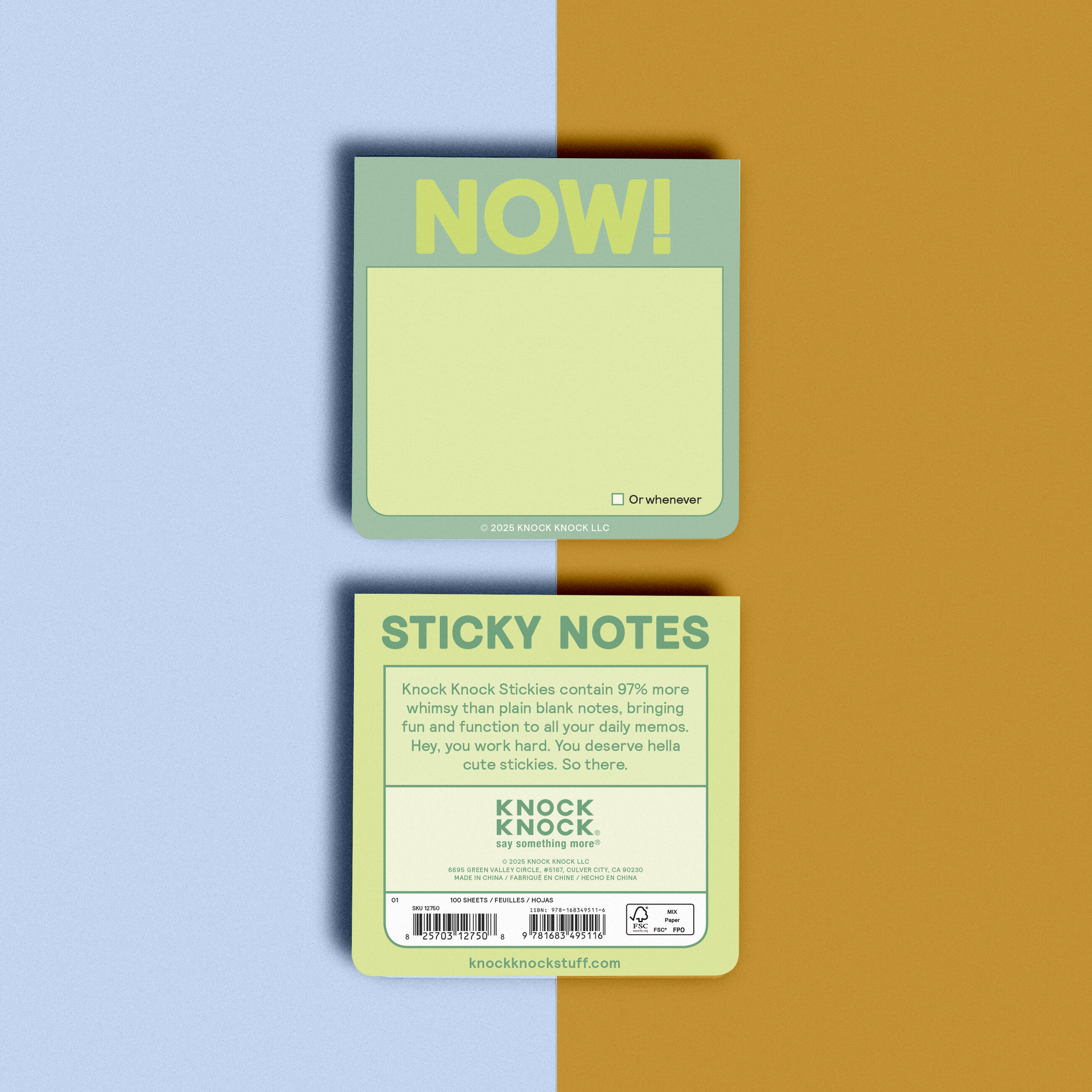 Note Now Now! Sticky Note – Knock Knock