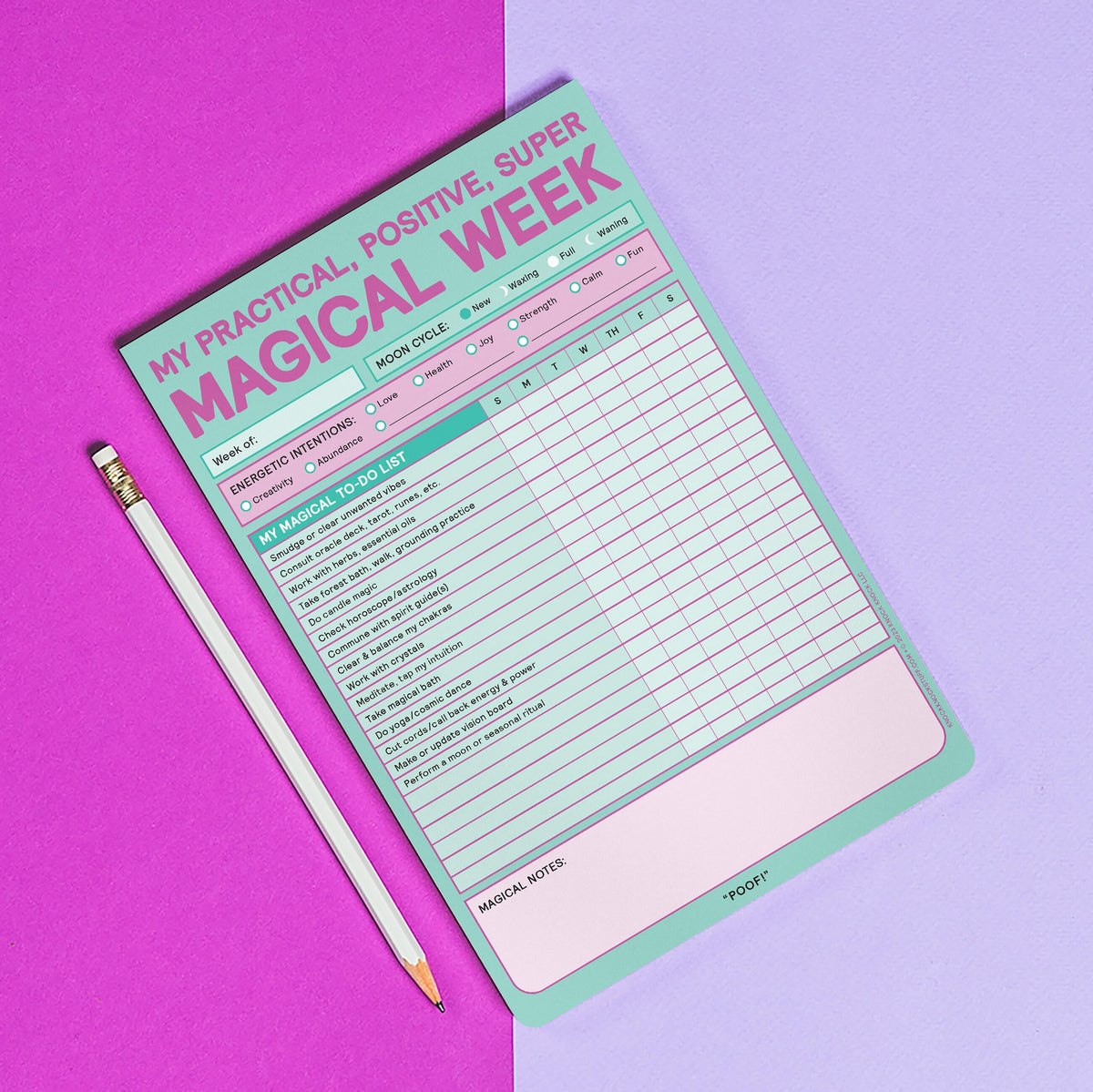 Magical Week Pad – Knock Knock