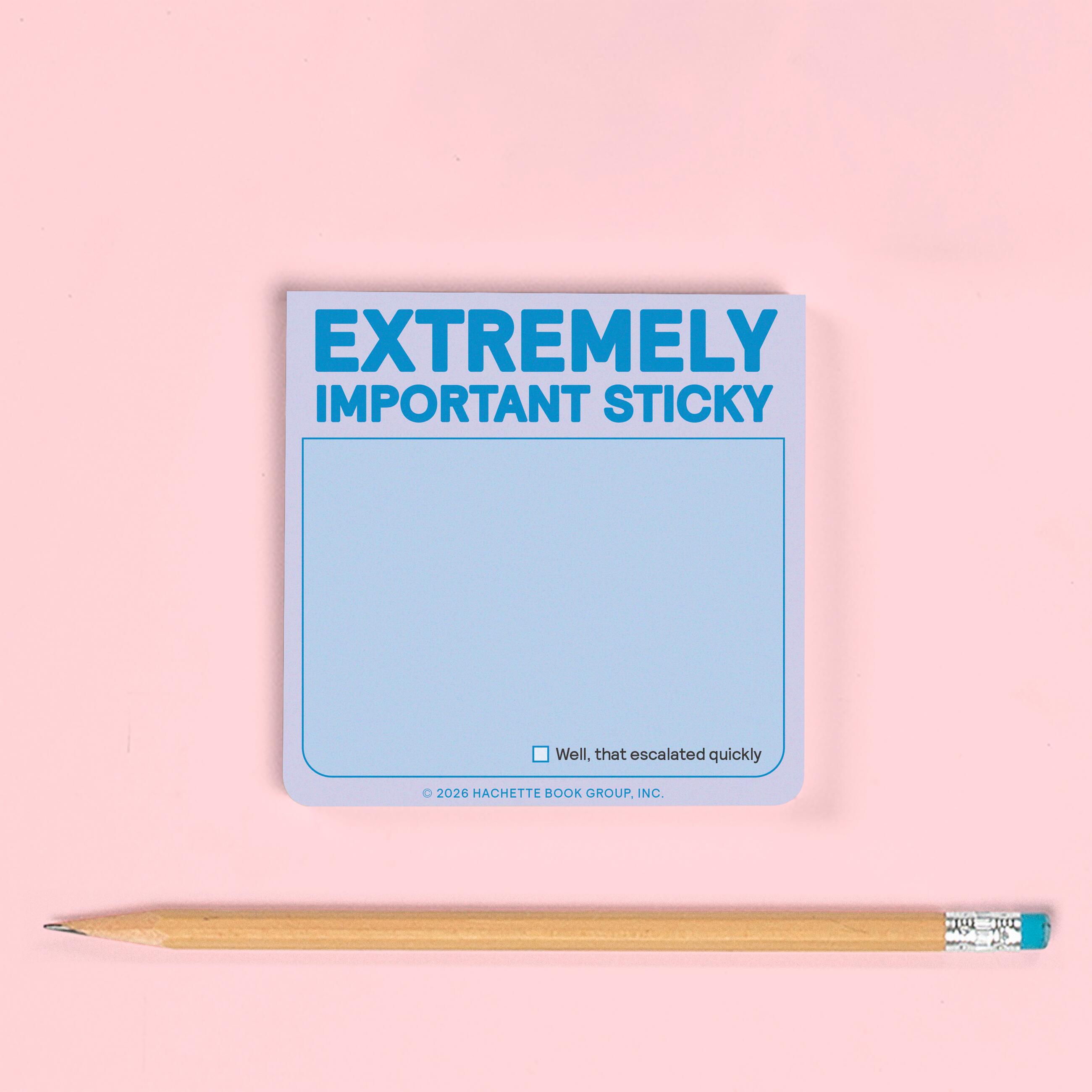 Extremely Important Sticky Note – Knock Knock