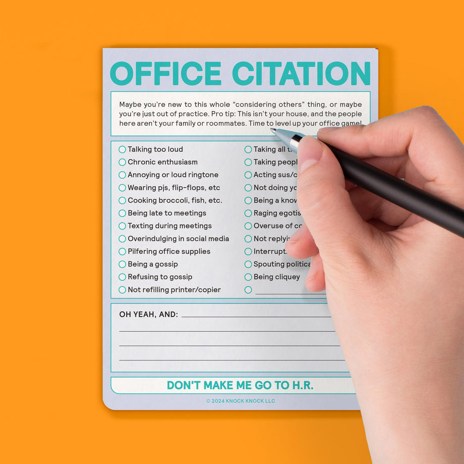 Office Citation Nifty Note (Second Edition) – Knock Knock