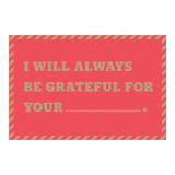 Knock Knock Send Some Thanks Fill in the Love® Postcard Set - Knock Knock Stuff SKU 