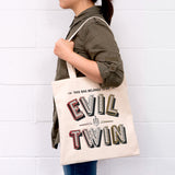 Knock Knock Evil Twin Tote - Knock Knock Stuff SKU 