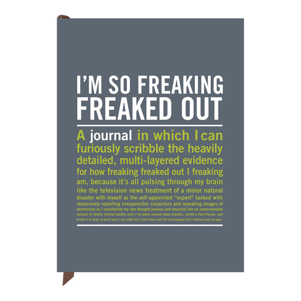 Knock Knock I'm So Freaking Freaked Out Inner-Truth® Journal - Knock Knock Stuff SKU 