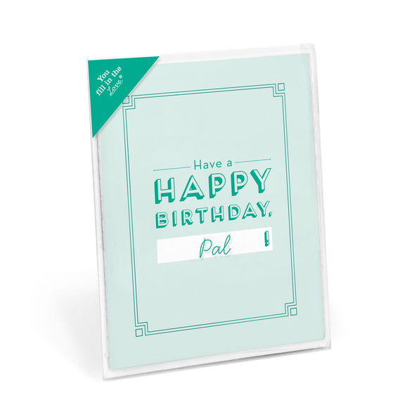 Knock Knock Happy Birthday Fill in the Love® Card Booklet Set of Greeting Cards - Knock Knock Stuff SKU 29037