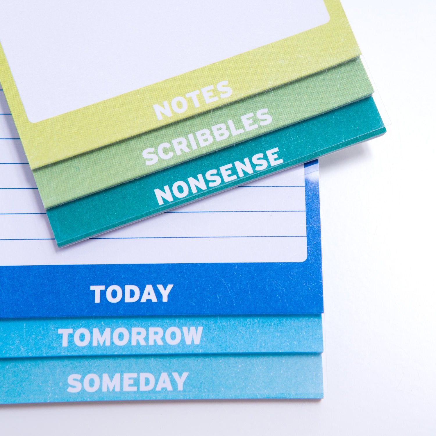 Knock Knock Nonsense 3-Way Notepad (Small) - Knock Knock Stuff SKU 