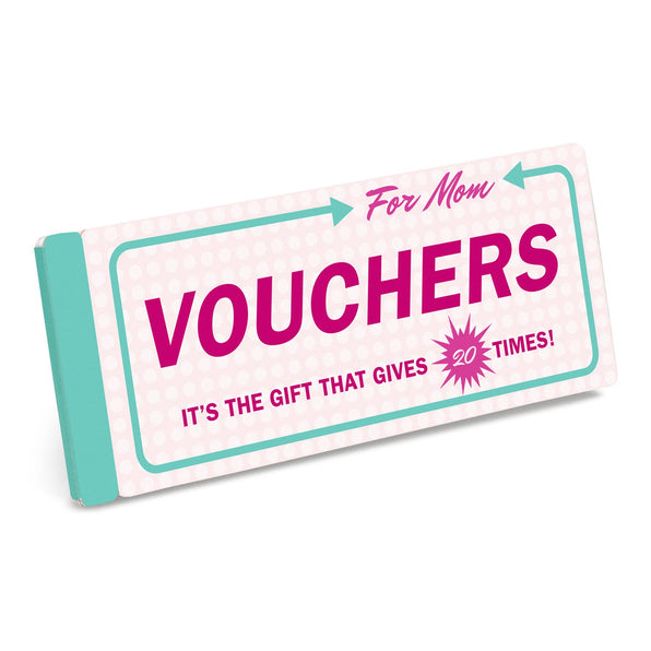 Knock Knock Vouchers for Mom Bound Paper Card IOU Coupons - Knock Knock Stuff SKU 10127