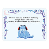 Knock Knock Affirmators!® Mantras Evening – Night Affirmation Cards Deck - Knock Knock Stuff SKU 