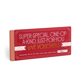 Knock Knock Fill in the Love® Love Vouchers Bound Paper Card IOU Coupons - Knock Knock Stuff SKU 10144