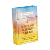 Knock Knock 50 Religions That Might Save You Deck Funny Flashcards - Knock Knock Stuff SKU 10197