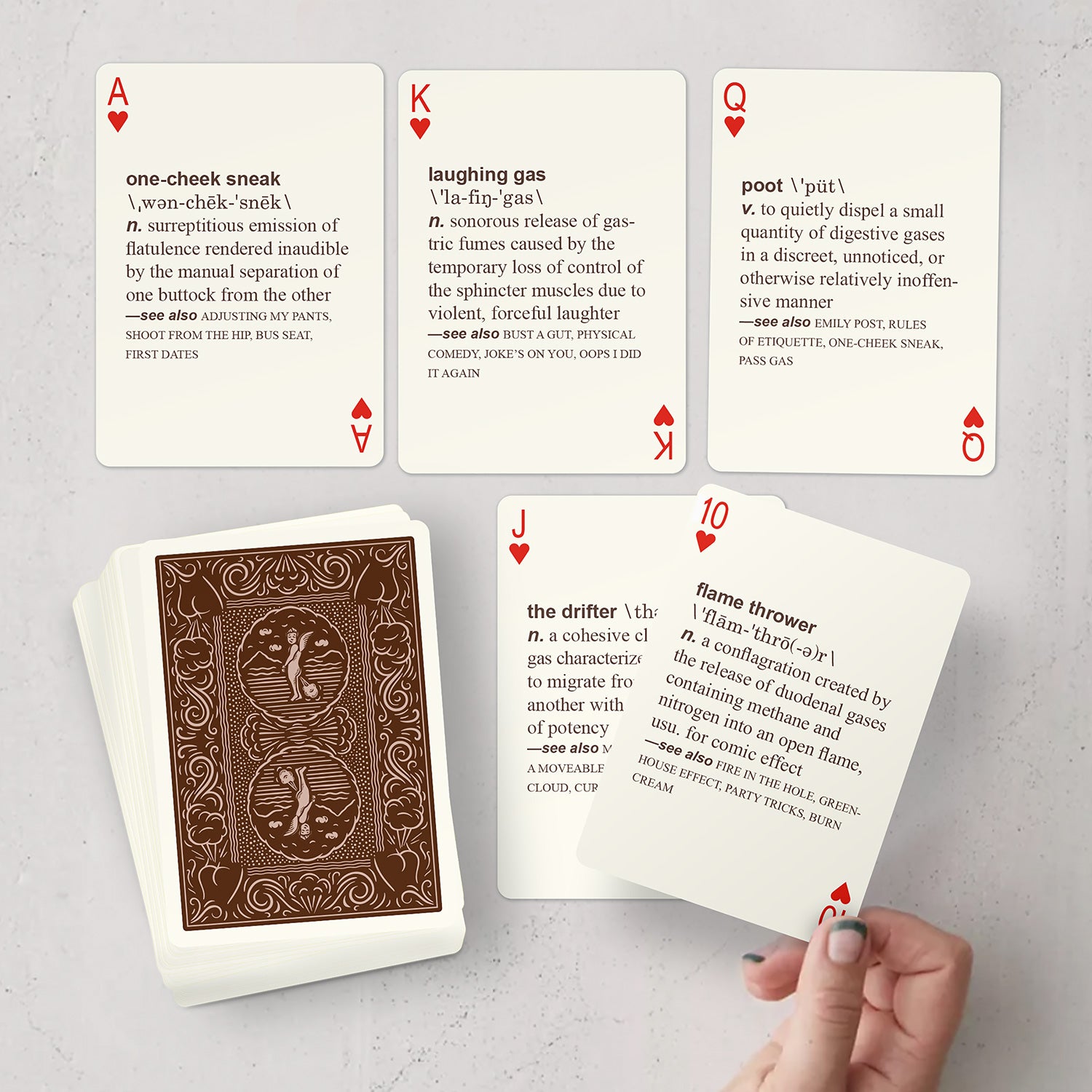 52 Farts Playing Cards Deck