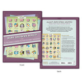 Baby Shower Bingo Set, 12 Reusable Cards