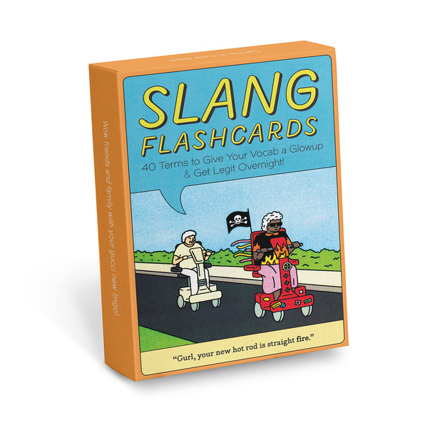 Knock Knock Slang Flashcards Deck (2021 Edition) - Knock Knock Stuff SKU 1165