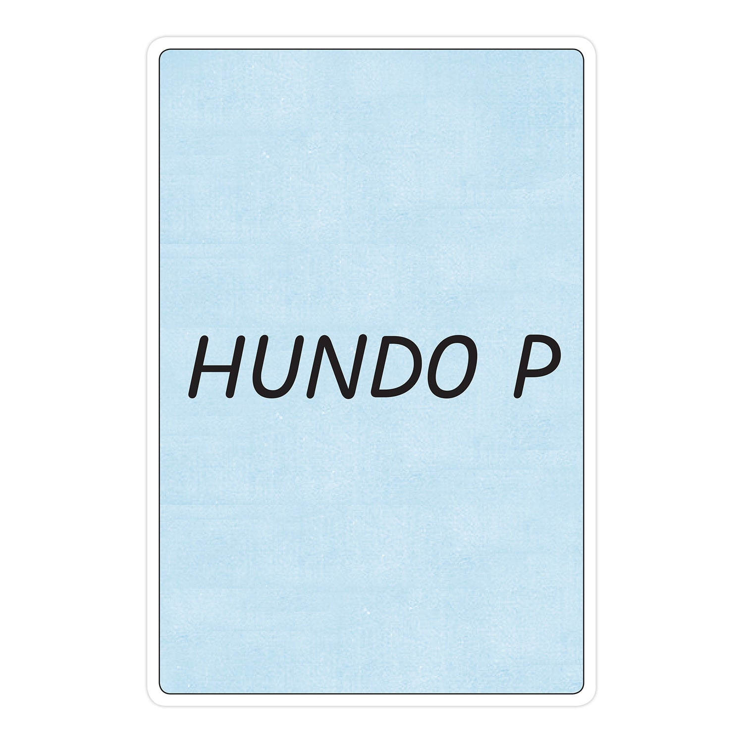 Knock Knock Slang Flashcards Deck (2021 Edition) - HUNDO P Front - Knock Knock Stuff SKU 1165