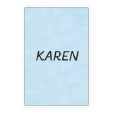 Knock Knock Slang Flashcards Deck (2021 Edition) - KAREN Front - Knock Knock Stuff SKU 1165