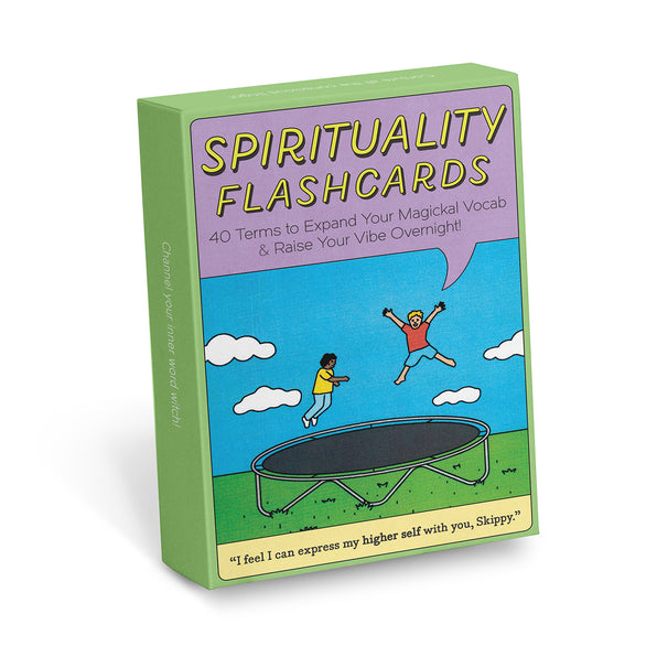 Knock Knock Spirituality Flashcards Deck Inspirational Self-Help Cards - Knock Knock Stuff SKU 11166