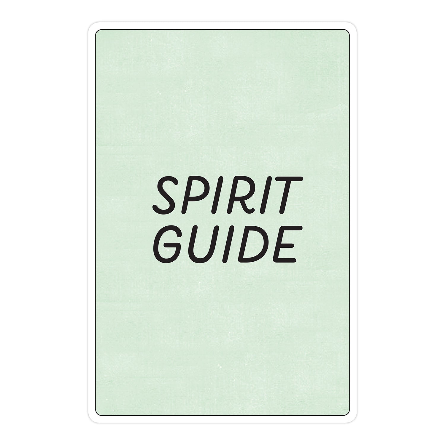 Knock Knock Spirituality Flashcards Deck Inspirational Self-Help Cards - SPIRIT GUIDE (Front) - Knock Knock Stuff SKU 11166