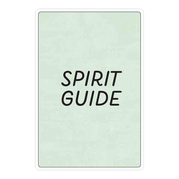Knock Knock Spirituality Flashcards Deck Inspirational Self-Help Cards - SPIRIT GUIDE (Front) - Knock Knock Stuff SKU 11166