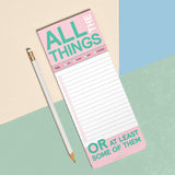 All The Things Make-a-List Pad