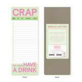 Crap Make-a-List Pad