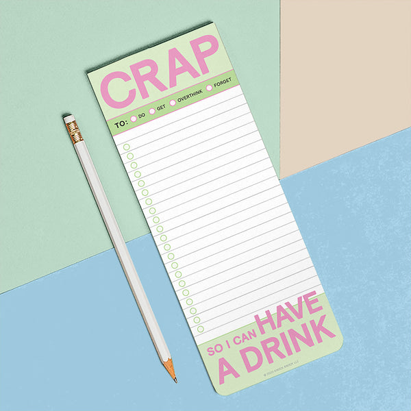 Knock Knock Crap Make-a-list Pads by Knock Knock for sale online