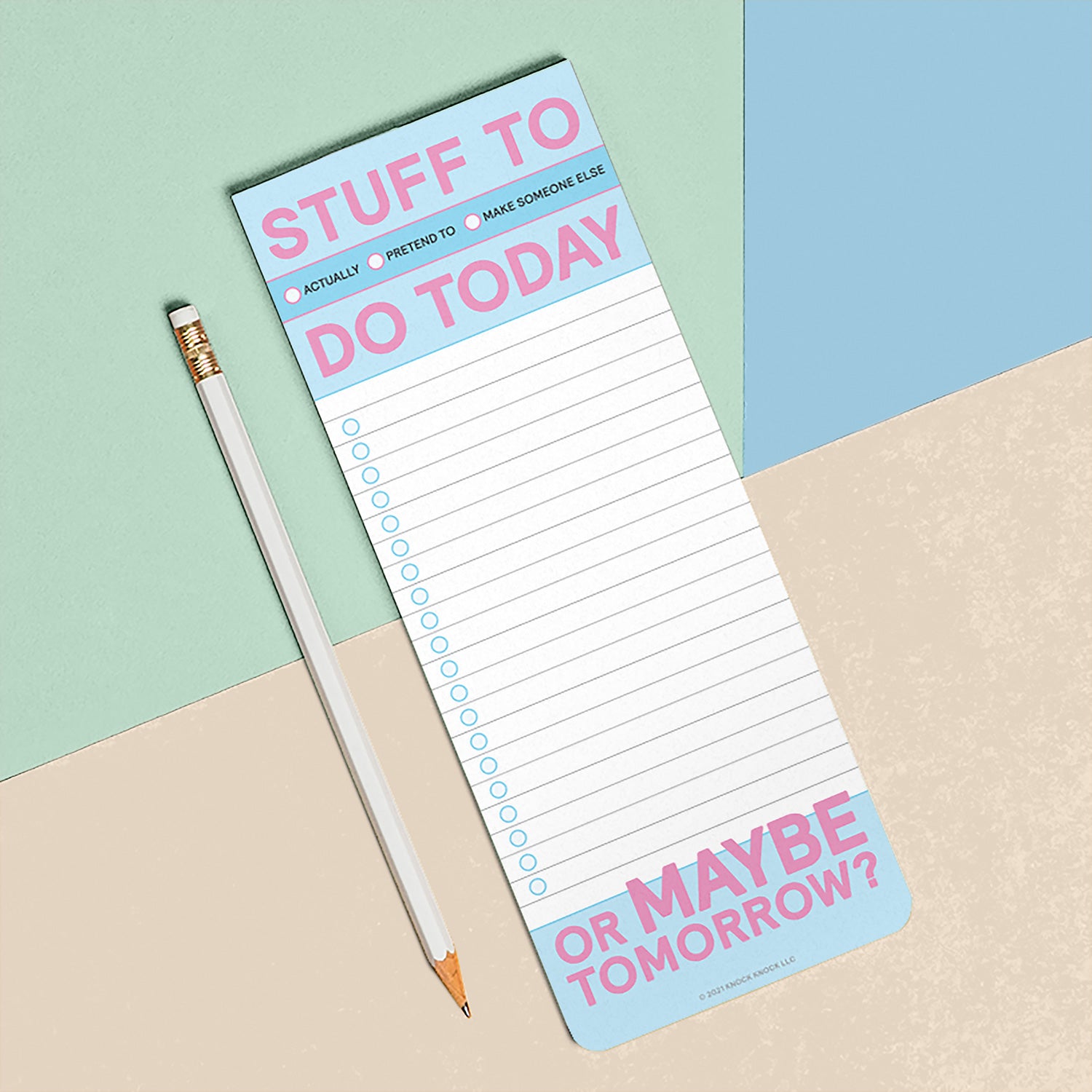 25 Knock Knock Products: Funny To-Do Lists for Everything