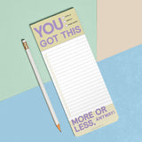 You Got This Make-a-List Pad