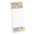 Knock Knock You Got This Make-a-List Pad Paper To Do List Notepad - Knock Knock Stuff SKU 11199