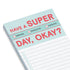 Have a Super Day Make-a-List Pad