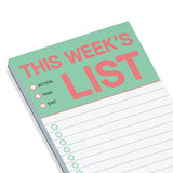 This Week’s List Make-a-List Pad