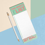 This Week’s List Make-a-List Pad