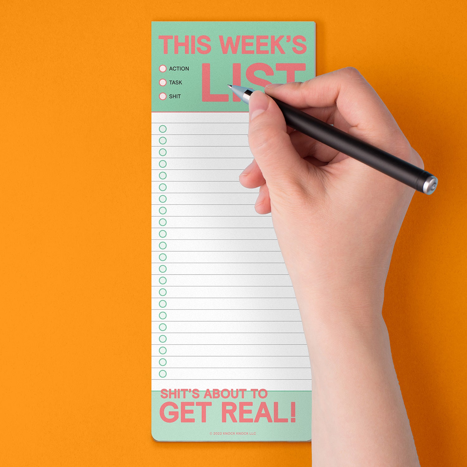 This Week’s List Make-a-List Pad