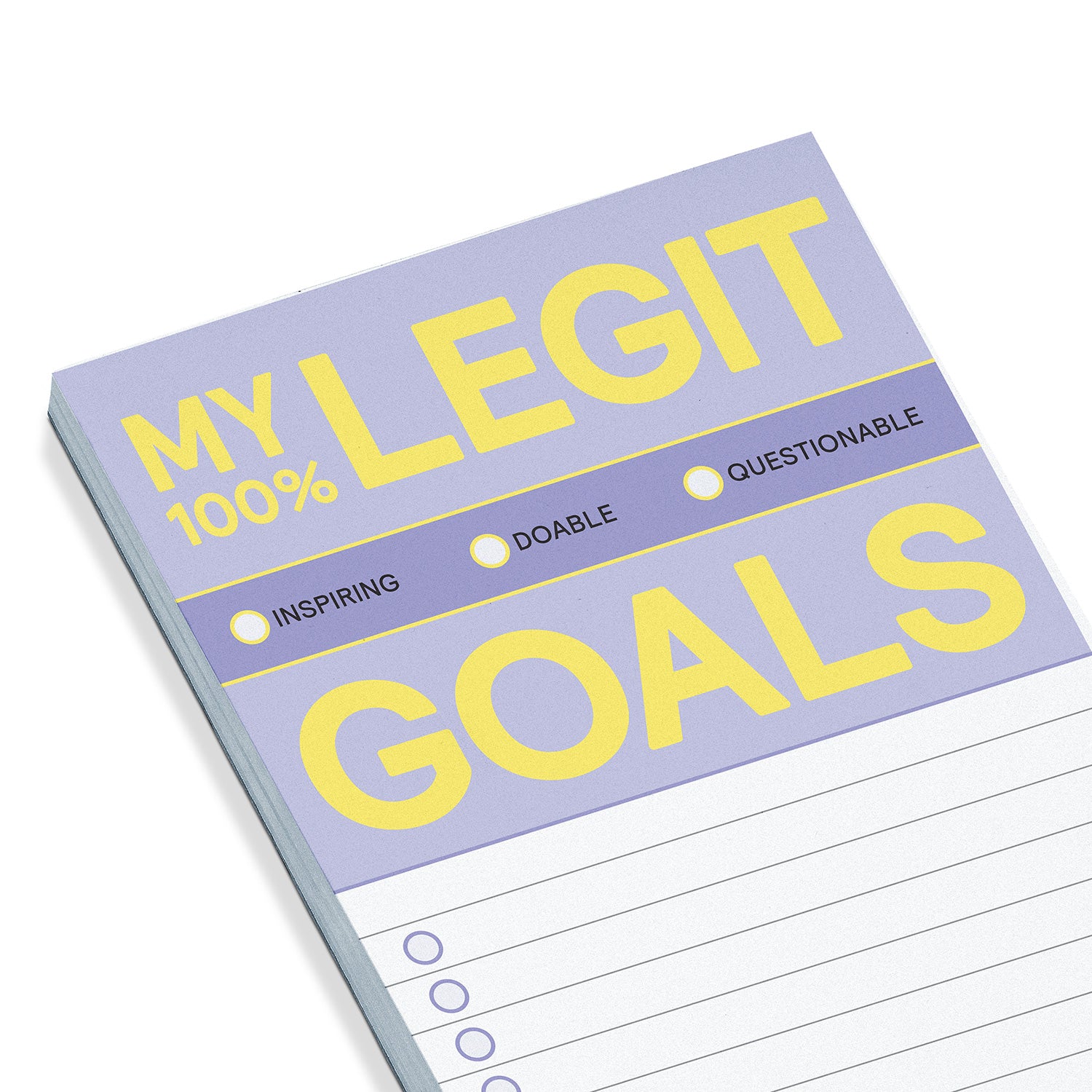 My Legit Goals Make-a-List Pad