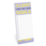 My Legit Goals Make-a-List Pad by Knock Knock, SKU 11207