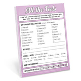 Knock Knock All the Feels Nifty Note Paper Notepad - Knock Knock Stuff SKU 12147