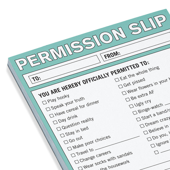 Permission Slip Nifty Note Pad