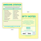 Awesome Citation Nifty Note Pad (Pastel Version)