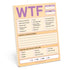 WTF Nifty Note Pad by Knock Knock, SKU 12178