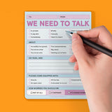 We Need to Talk Nifty Note Pad (Pastel Version)