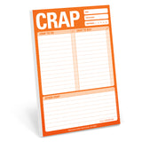 Crap Pad (Orange) by Knock Knock, SKU 12244