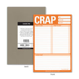 Crap Pad (Orange) by Knock Knock, SKU 12244