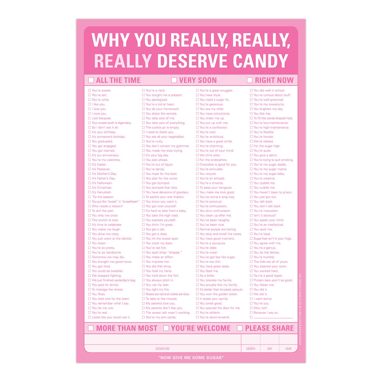 Why You Really, Really, Really Deserve Candy Pad