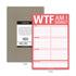 WTF Am I Doing? Pad (Red) by Knock Knock, SKU: 12269