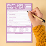 What I Love about You Today Pad by Knock Knock, SKU: 12275