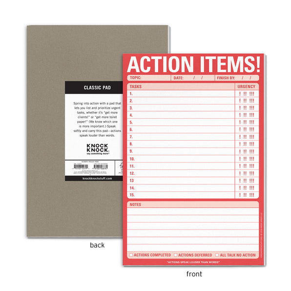 Knock Knock Classic Desk Planner Pad — Write Impressions
