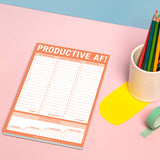 Knock Knock Productive AF! Pad Paper Notepad - Knock Knock Stuff SKU 12288