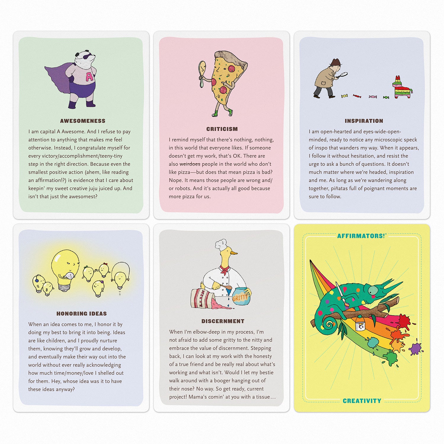 Affirmators!® Creativity: 50 Affirmation Cards Deck