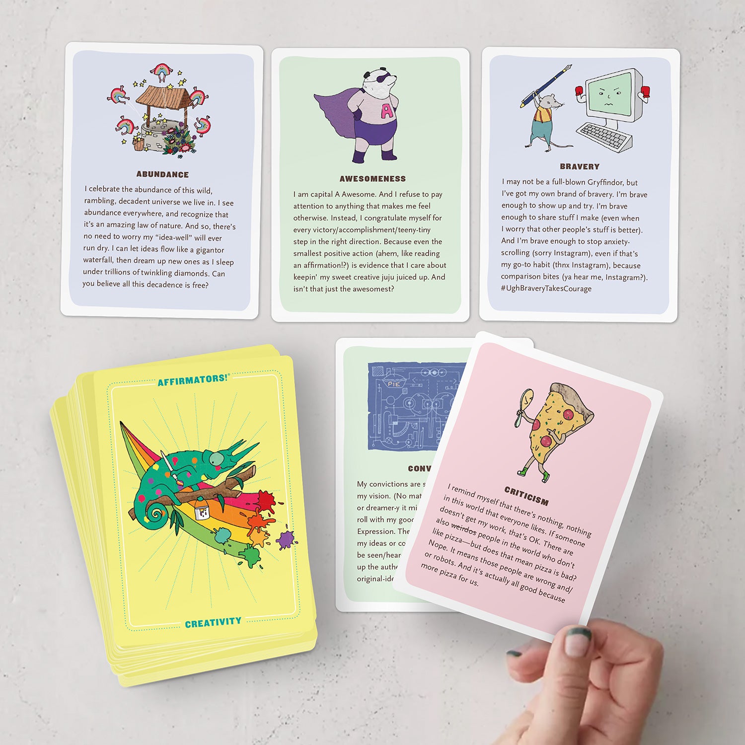 Affirmators!® Creativity: 50 Affirmation Cards Deck