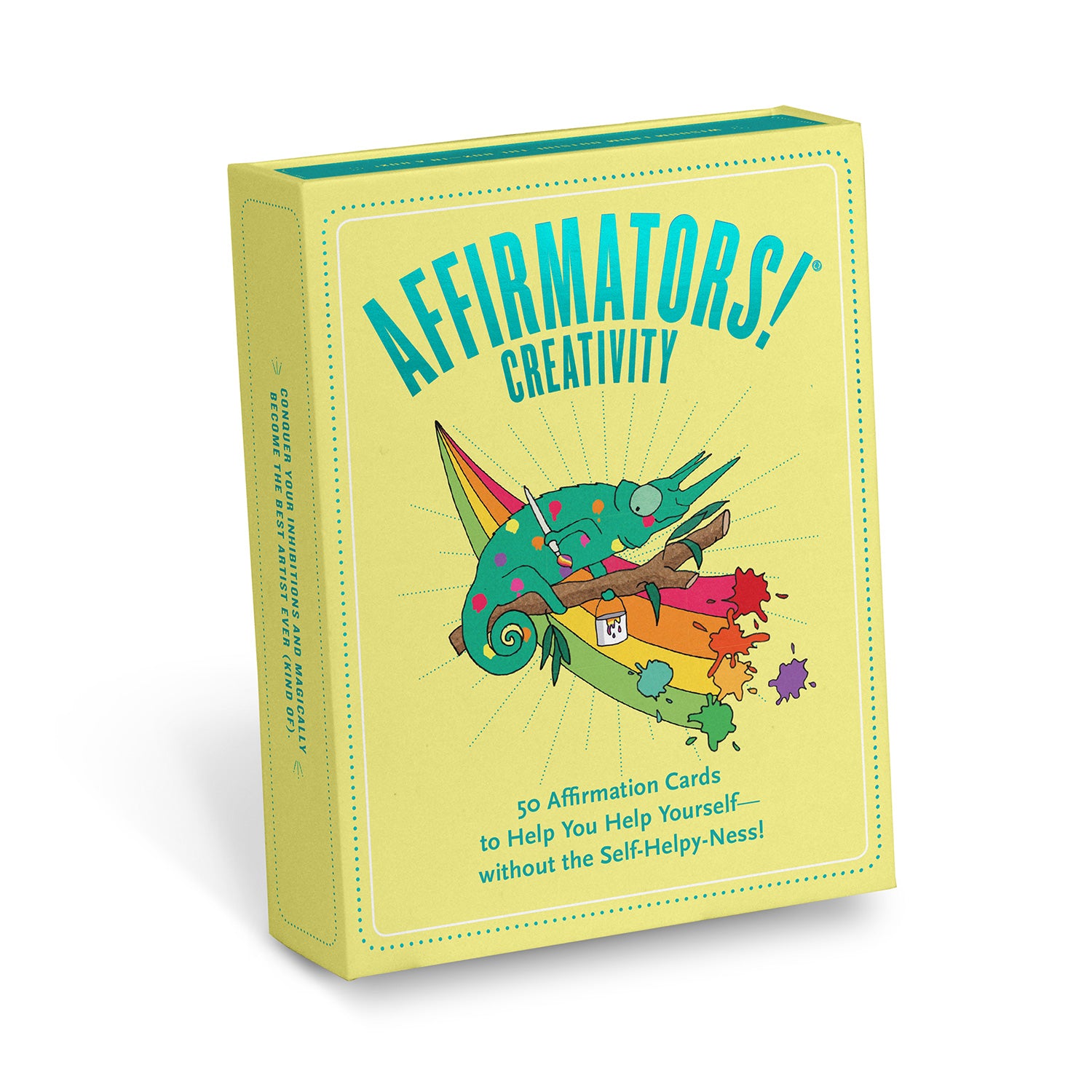 Knock Knock Affirmators!® Creativity: 50 Affirmation Cards Deck Affirmation Cards by Suzi Barrett - Knock Knock Stuff SKU 12301